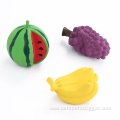 fruit shape latex squeaky pet dog toy